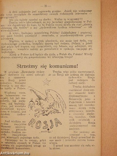 Kalendarz »Samoobrony« na rok 1935