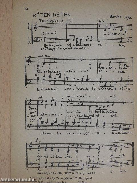 Réten, réten/Hej, rózsa/Malomnóta/Már Kistilden/Kocsi, szekér