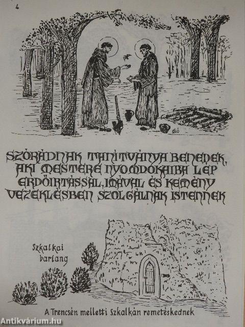 Az első bencés remeték, Szent Szórád és Benedek