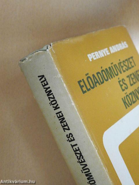 Előadóművészet és zenei köznyelv