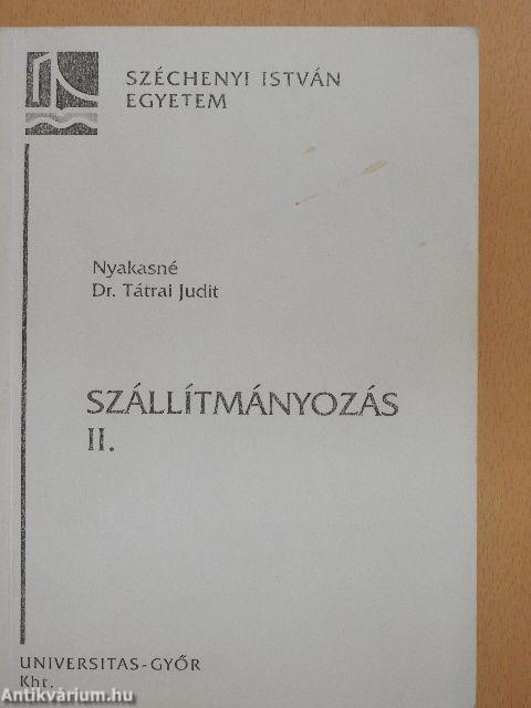 Szállítmányozás II.