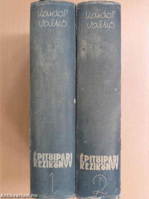 Építőipari kézikönyv 1-2.