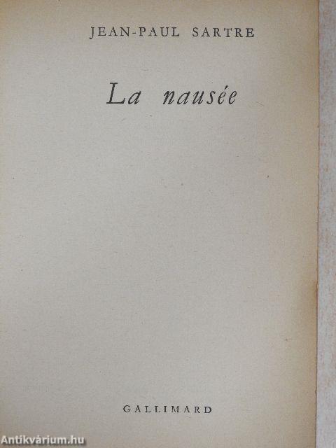 La nausée