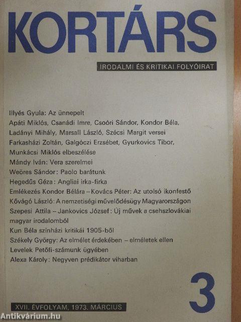 Kortárs 1973. március