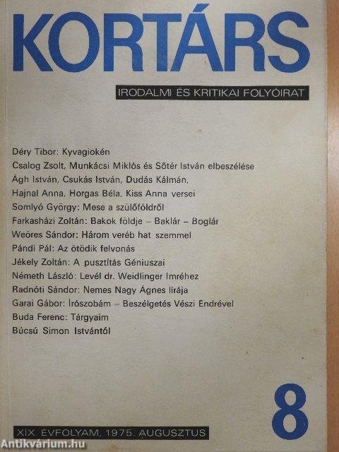 Kortárs 1975. augusztus