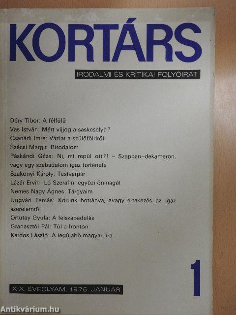 Kortárs 1975. január