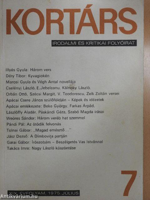 Kortárs 1975. július