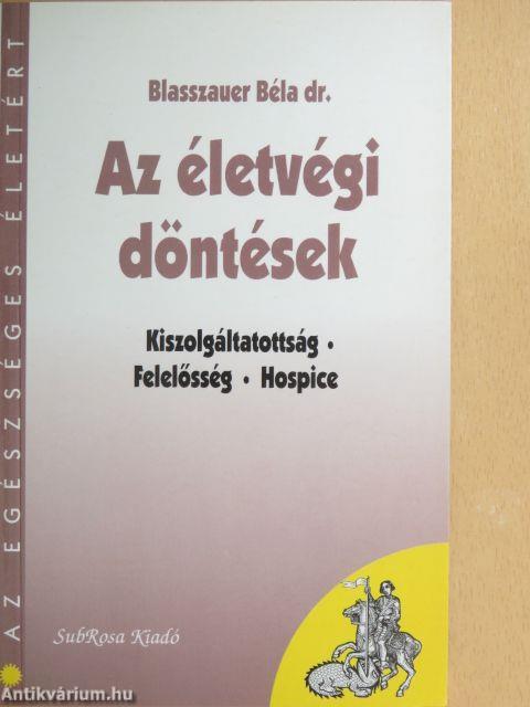 Az életvégi döntések