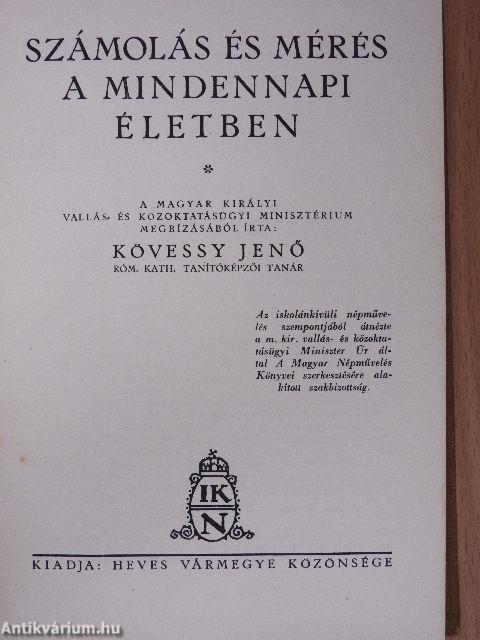 Számolás és mérés a mindennapi életben