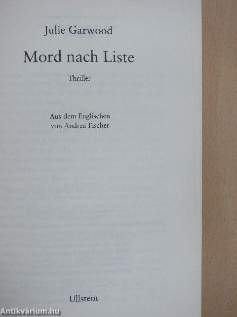 Mord nach Liste