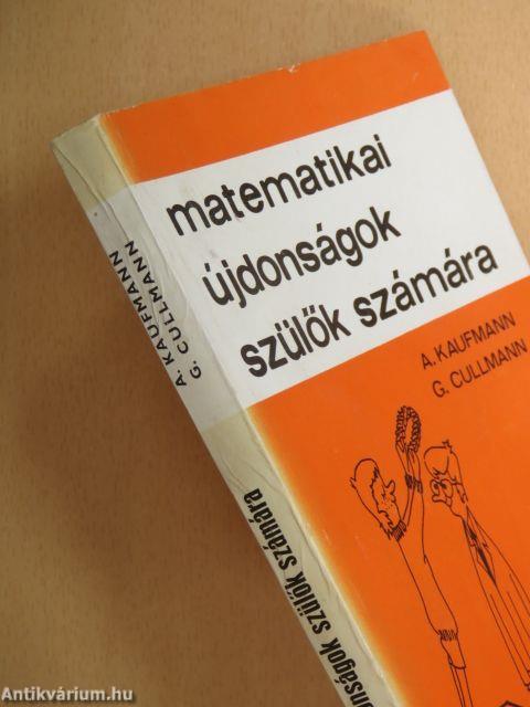 Matematikai újdonságok szülők számára