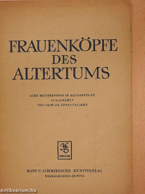 Frauenköpfe des Altertums