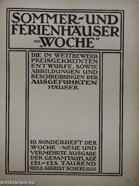 Sommer- und Ferienhäuser der "Woche" 19. Sonderheft