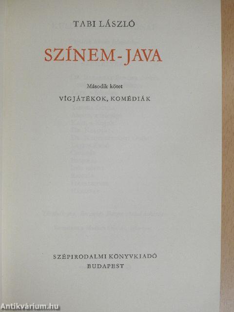 Színem-java II.