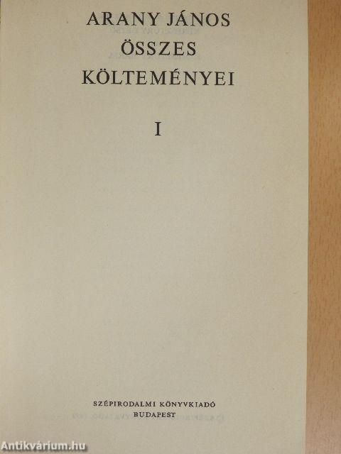 Arany János összes költeményei I-II.