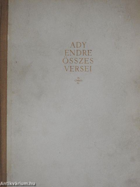 Ady Endre összes versei I-II.