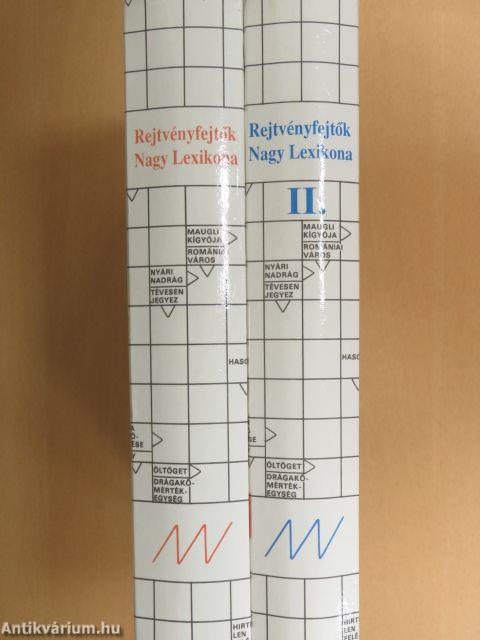 Rejtvényfejtők Nagy Lexikona I-II.