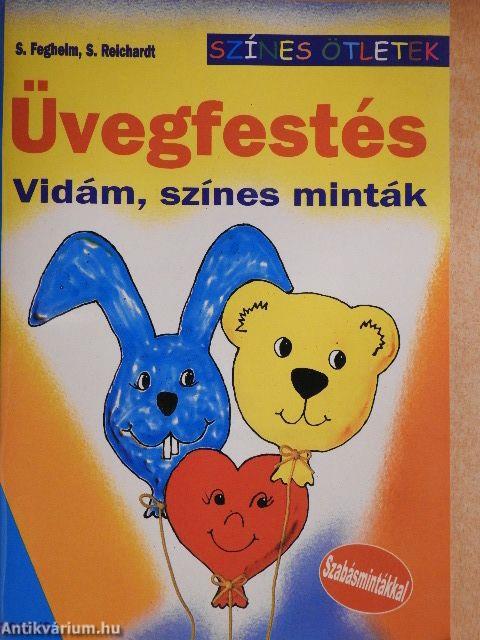 Üvegfestés - Vidám, színes minták