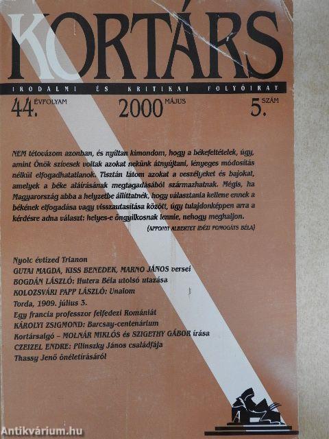 Kortárs 2000. május