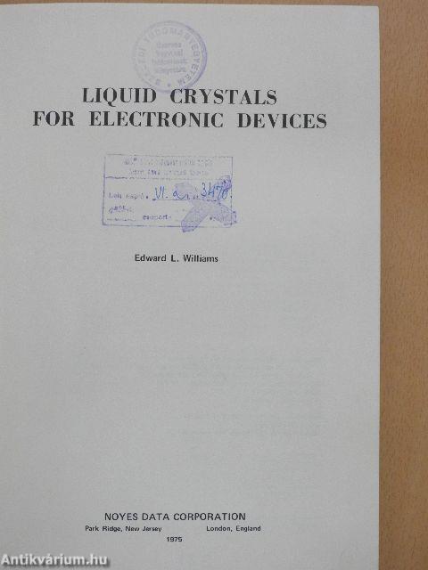 Liquid Crystals for Electronic Devices