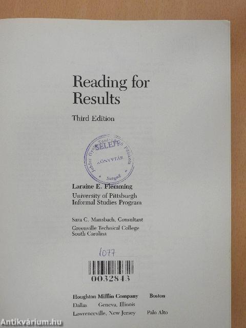 Reading for Results