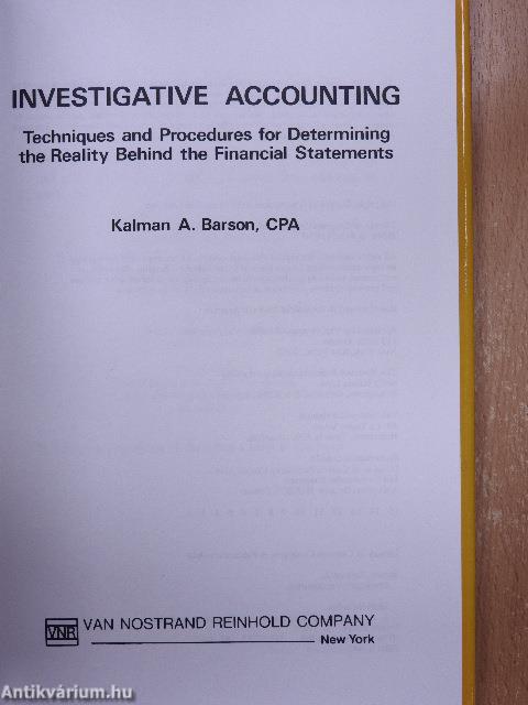 Investigative Accounting