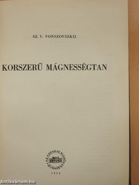 Korszerű mágnességtan