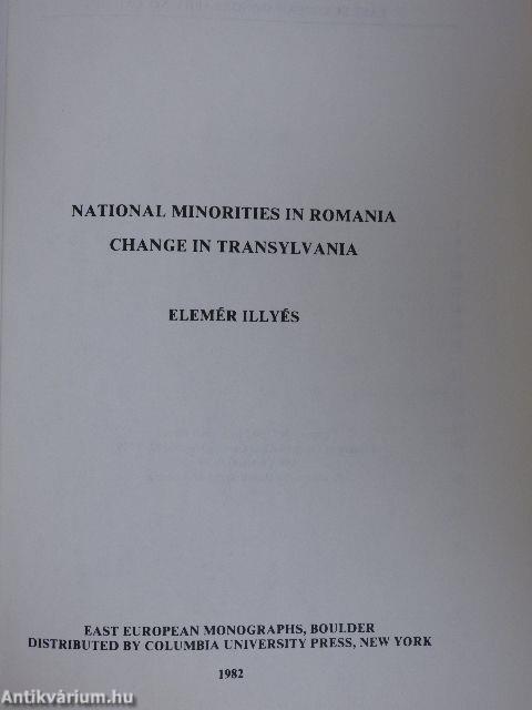 National Minorities in Romania