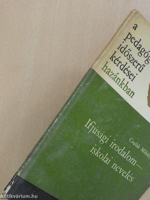 Ifjúsági irodalom-iskolai nevelés