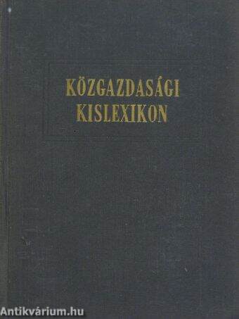 Közgazdasági Kislexikon