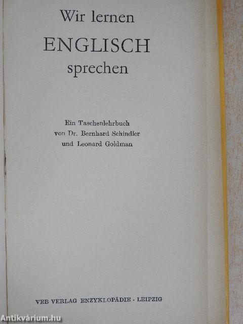 Wir lernen englisch sprechen - 3 db lemezzel