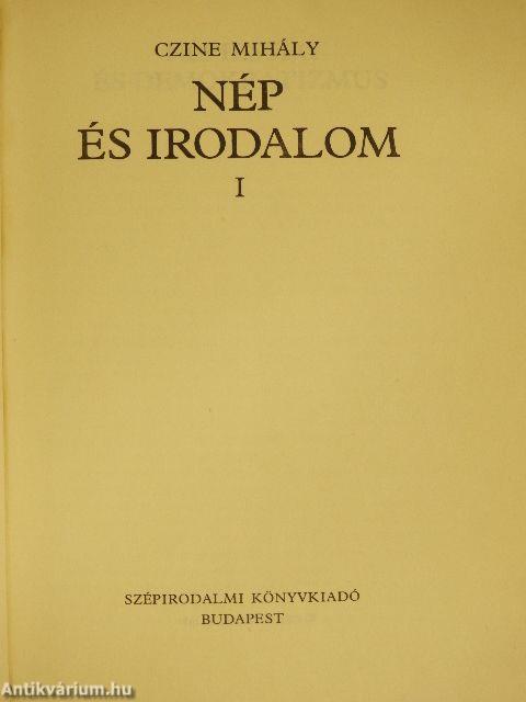 Nép és irodalom 1-2. 