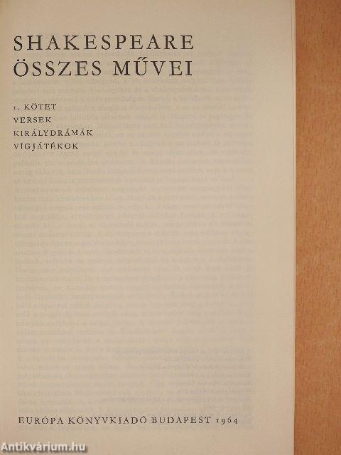 Shakespeare összes művei 1-2.