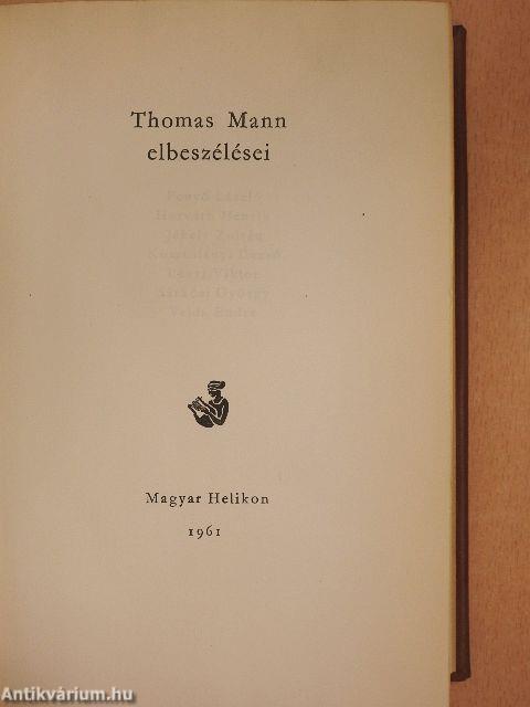 Thomas Mann elbeszélései