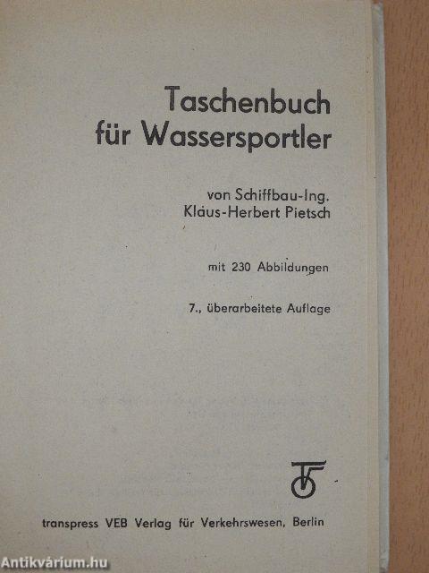 Taschenbuch für Wassersportler