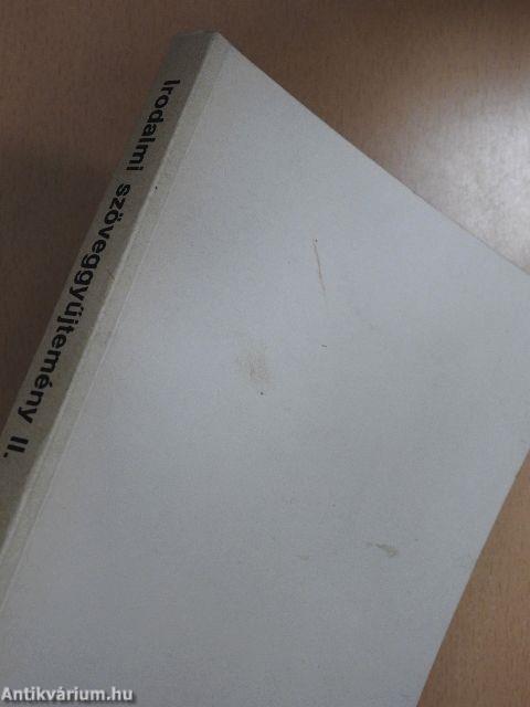 Irodalmi szöveggyűjtemény II.