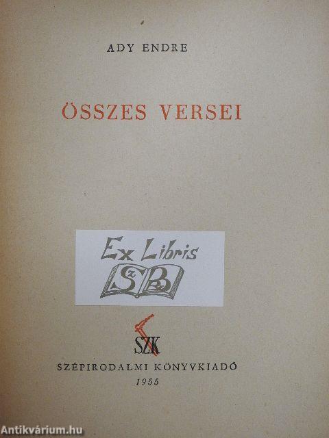 Ady Endre összes versei I-II.