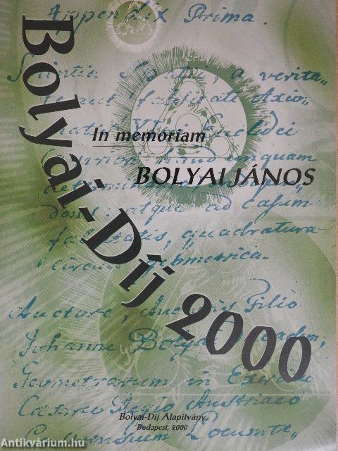 In memoriam Bolyai János