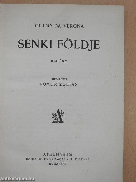 Senki földje