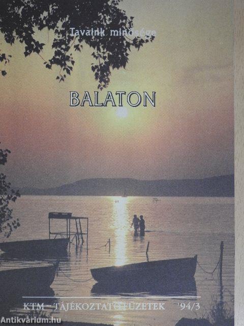 Tavaink minősége: Balaton