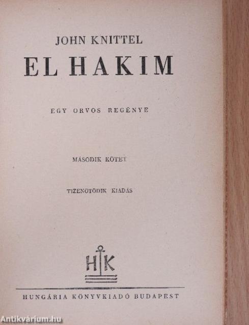 El hakim I-II.