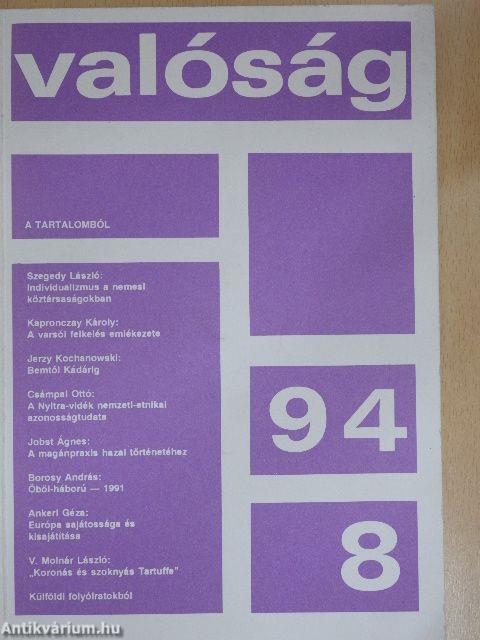 Valóság 1994. augusztus