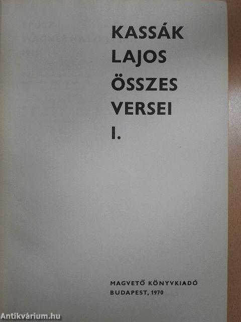 Kassák Lajos összes versei I-II.