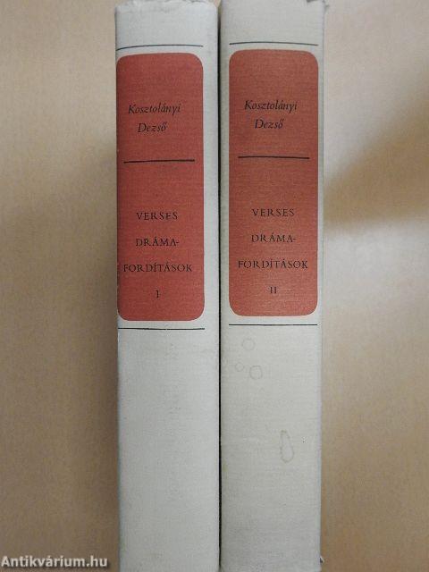 Verses drámafordítások I-II.