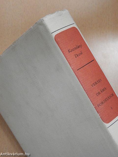 Verses drámafordítások I-II.