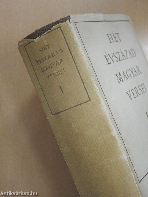 Hét évszázad magyar versei I-III.