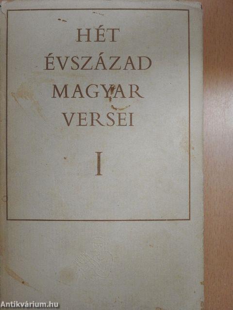 Hét évszázad magyar versei I. (töredék)