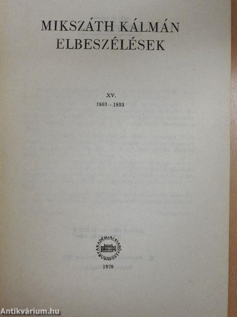 Elbeszélések XV.