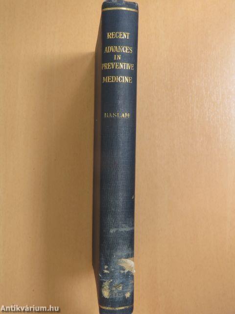 Recent Advances in Preventive Medicine