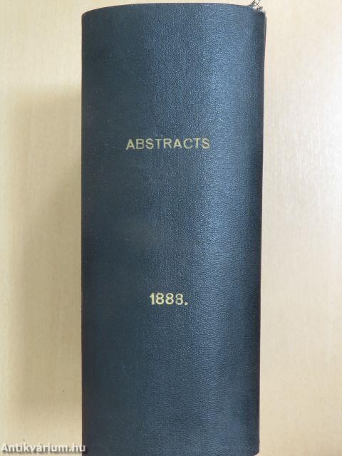 Journal of the Chemical Society 1888.